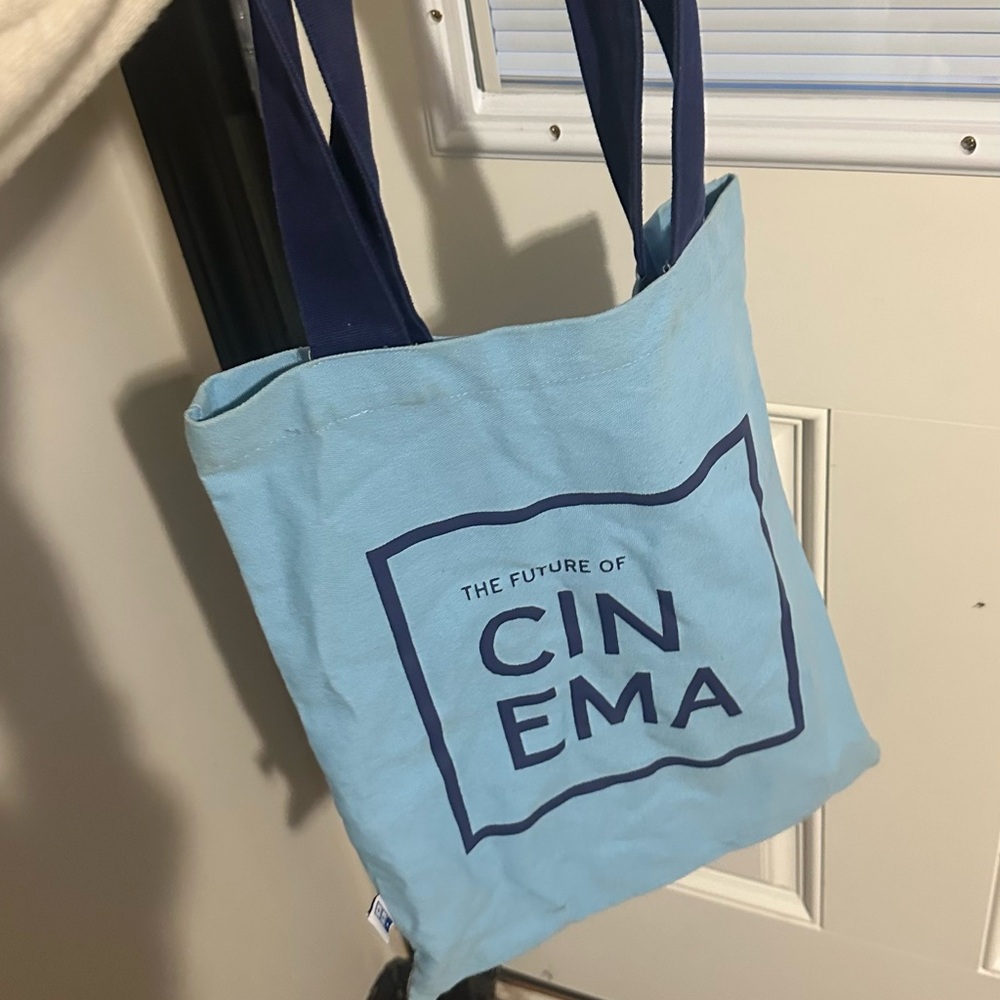 Blue Canvas Tote Bag